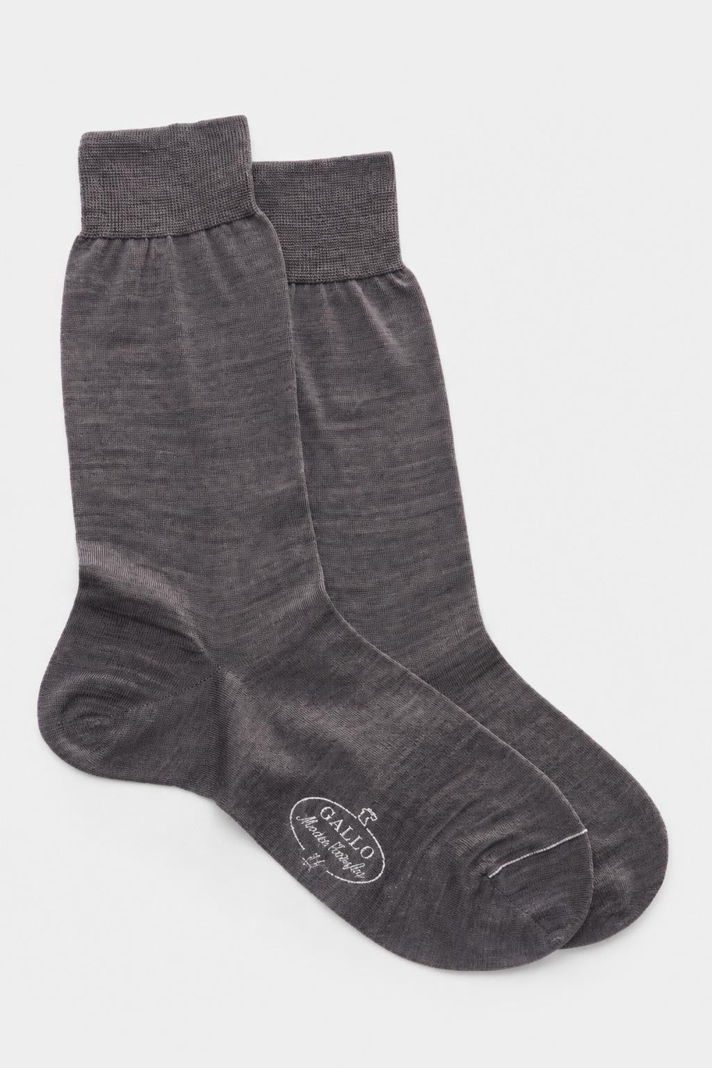 Gallo Merino Wool Socks Dark Grey