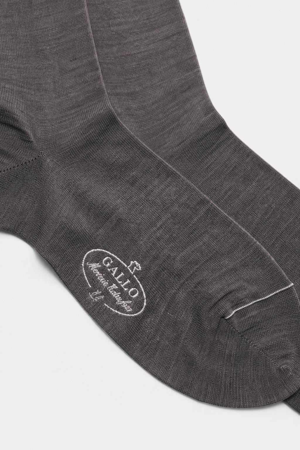 Gallo Merino Wool Socks Dark Grey