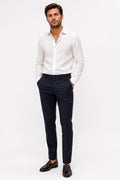 GTA Davide Pure Virgin Wool Trousers Dark Navy