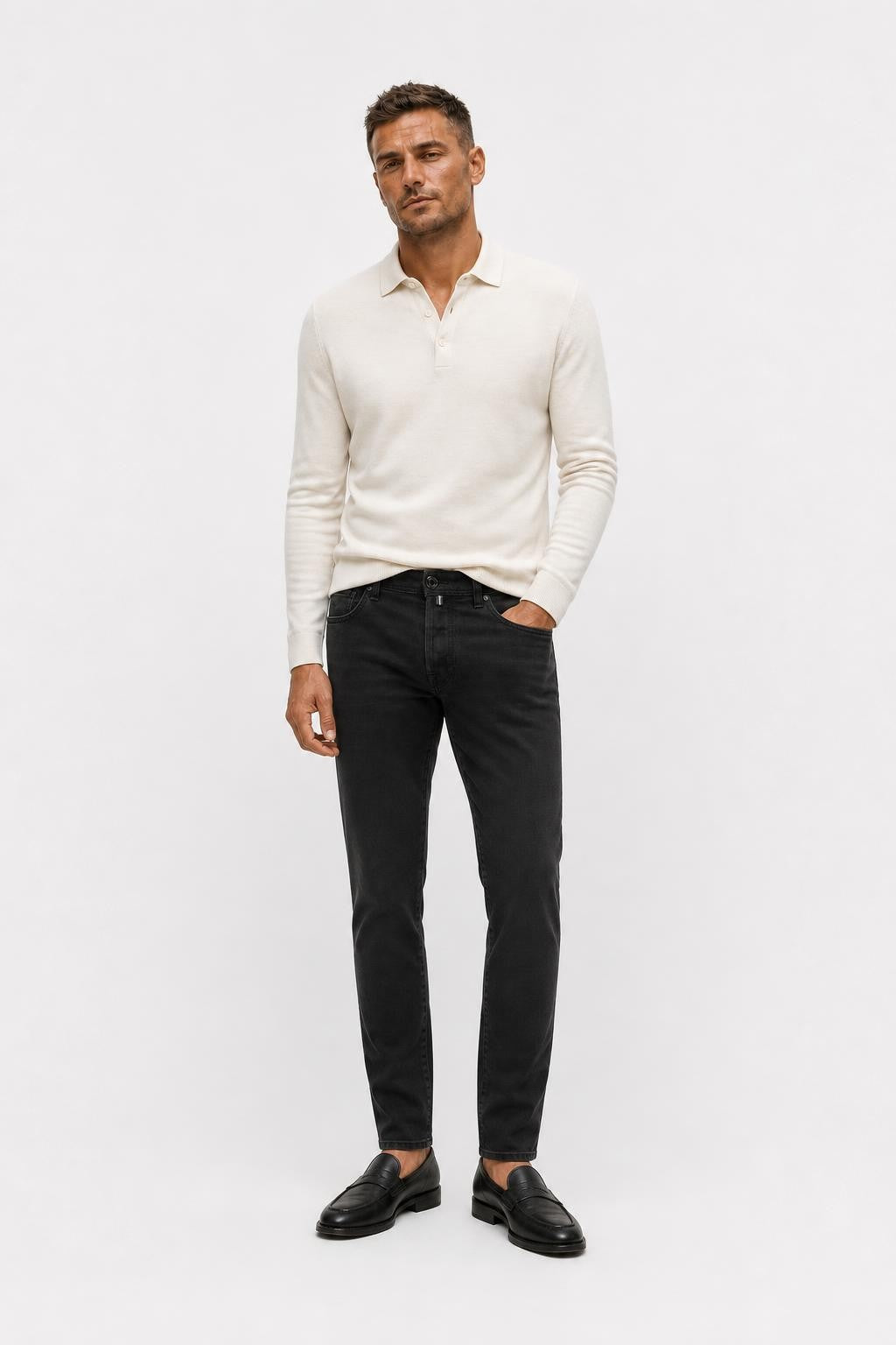 Jacob Cohen Bard Slim Fit Jeans Dark Grey