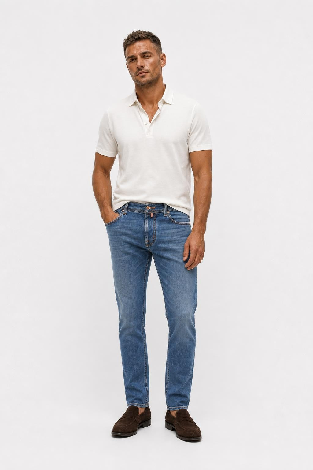 Jacob Cohen Bard Slim Fit Jeans Smoky Blue