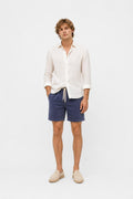 Polo Ralph Lauren Cotton Corduroy Shorts Grey Blue