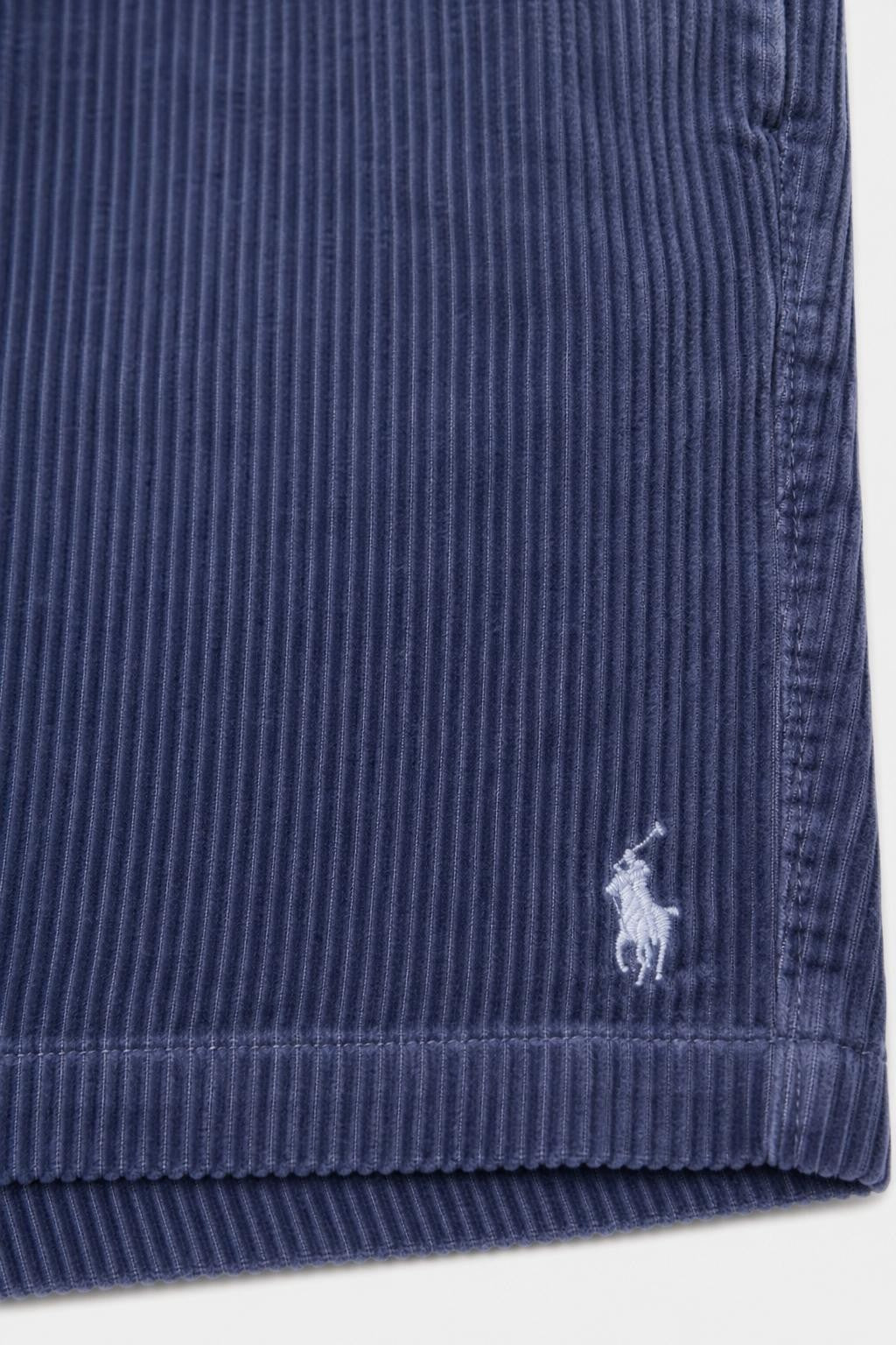Polo Ralph Lauren Cotton Corduroy Shorts Grey Blue