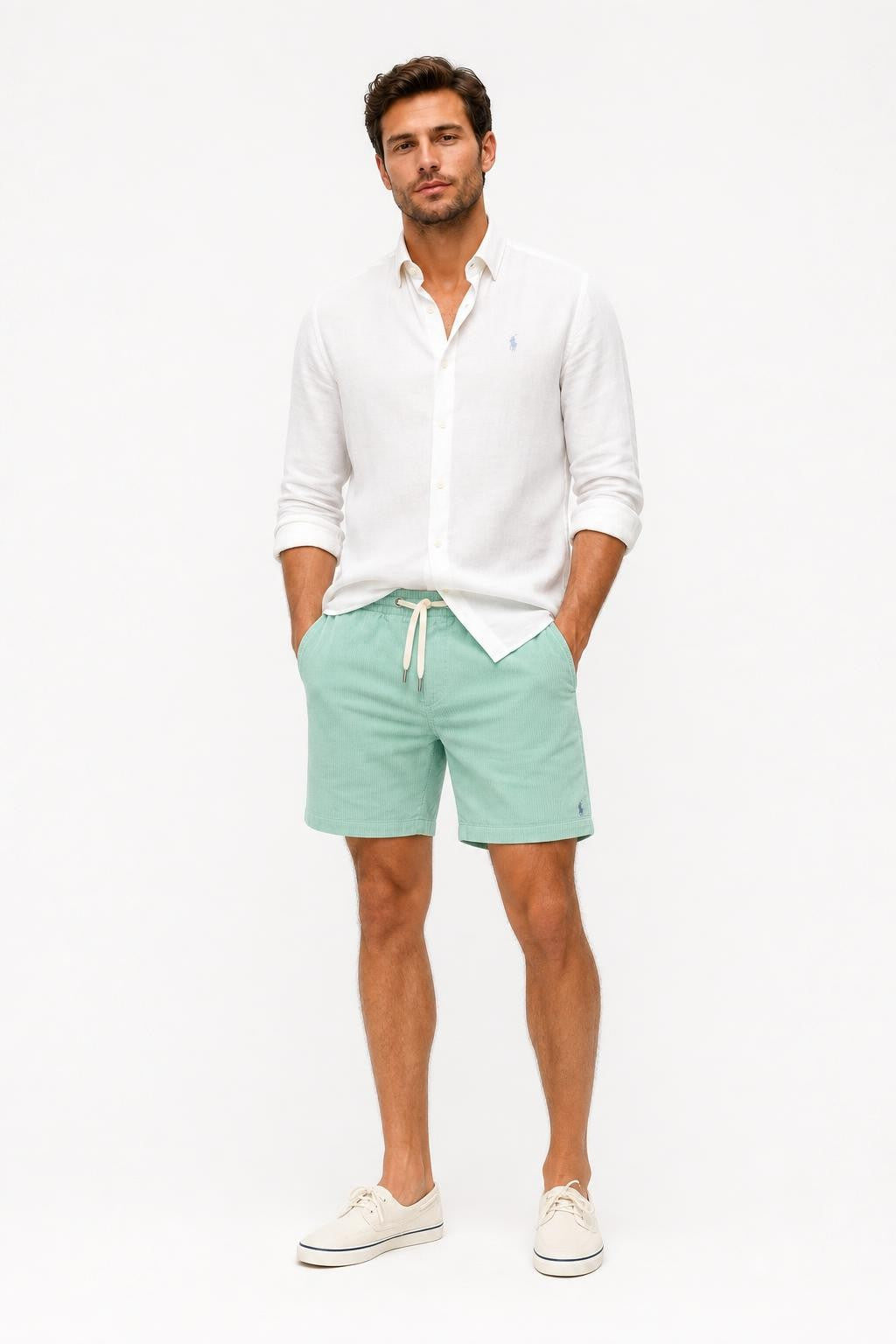 Polo Ralph Lauren Cotton Corduroy Shorts Mint