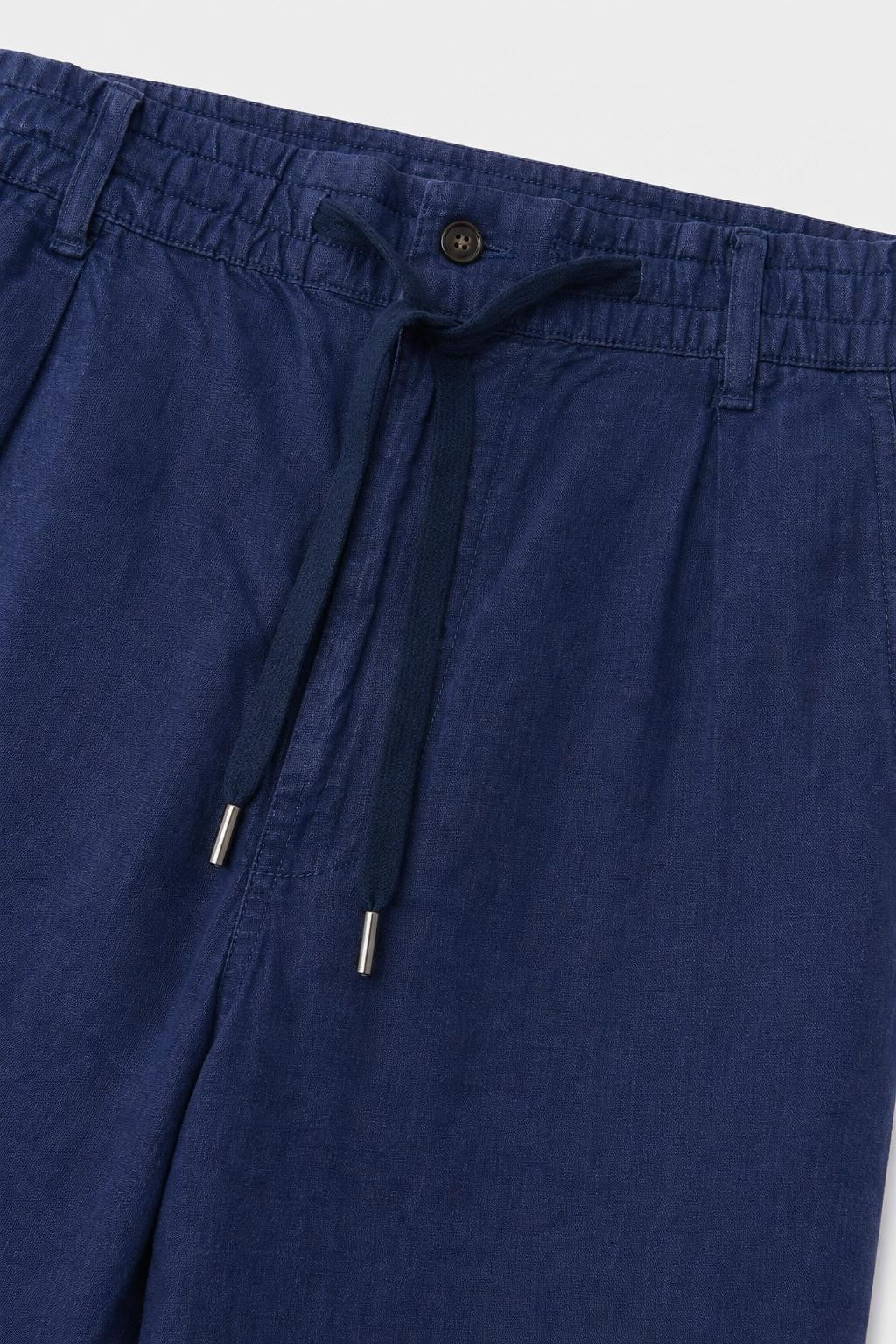 Polo Ralph Lauren Pure Linen Trousers Navy