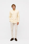 Polo Ralph Lauren Oxford Shirt Button-Down Collar Yellow White Striped