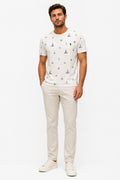 Polo Ralph Lauren Nautical Print T-Shirt Off-White
