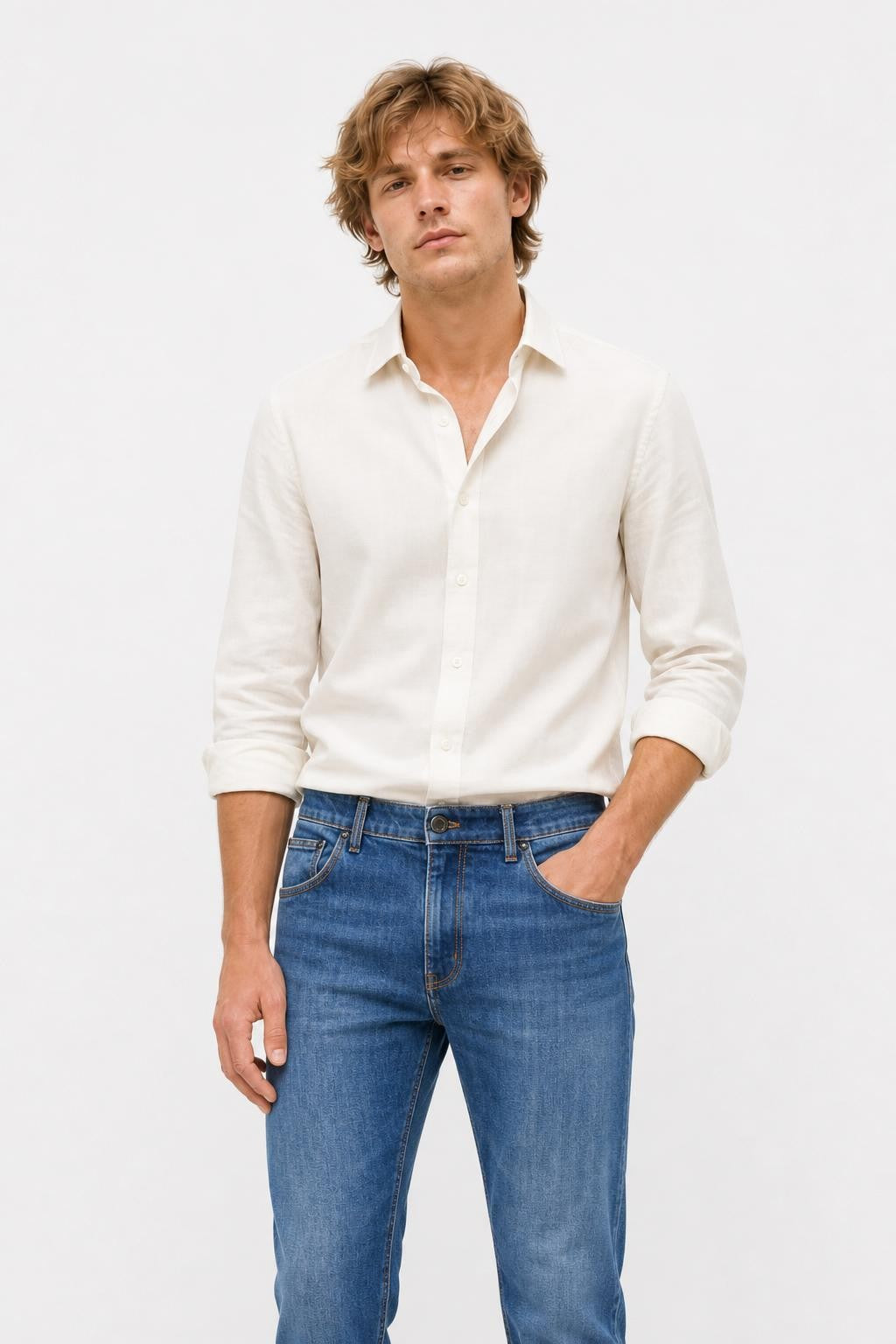 PT Torino Denim Rebel Pure Cotton Jeans Grey Blue