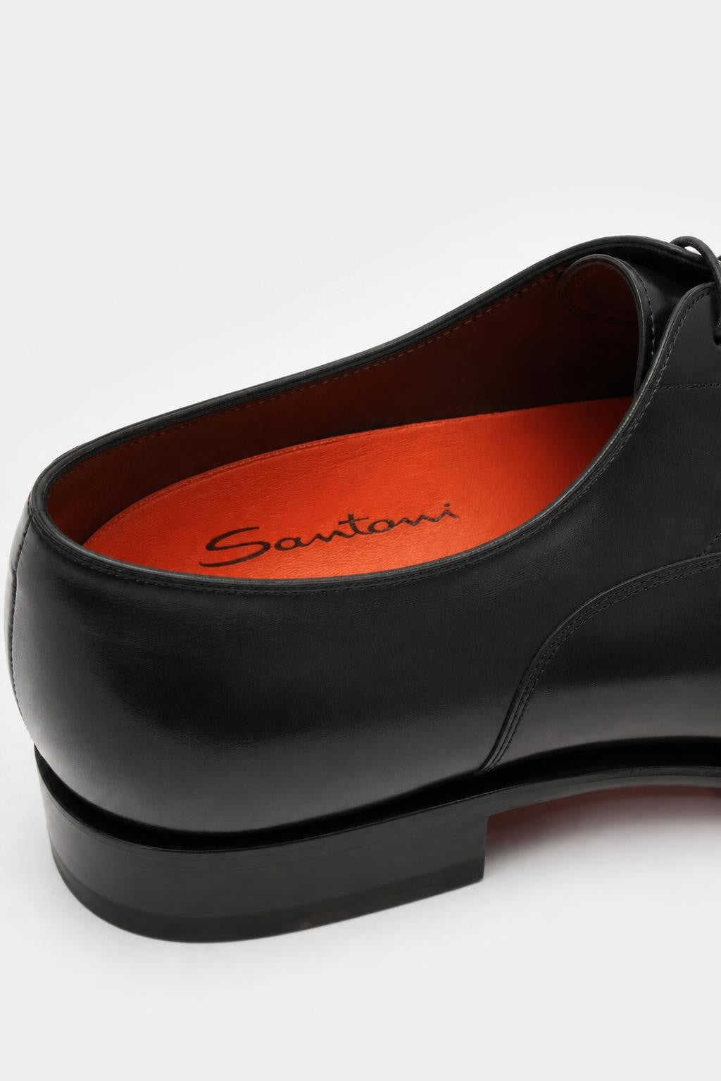 Santoni Calfskin Oxford 'Adrian' Black