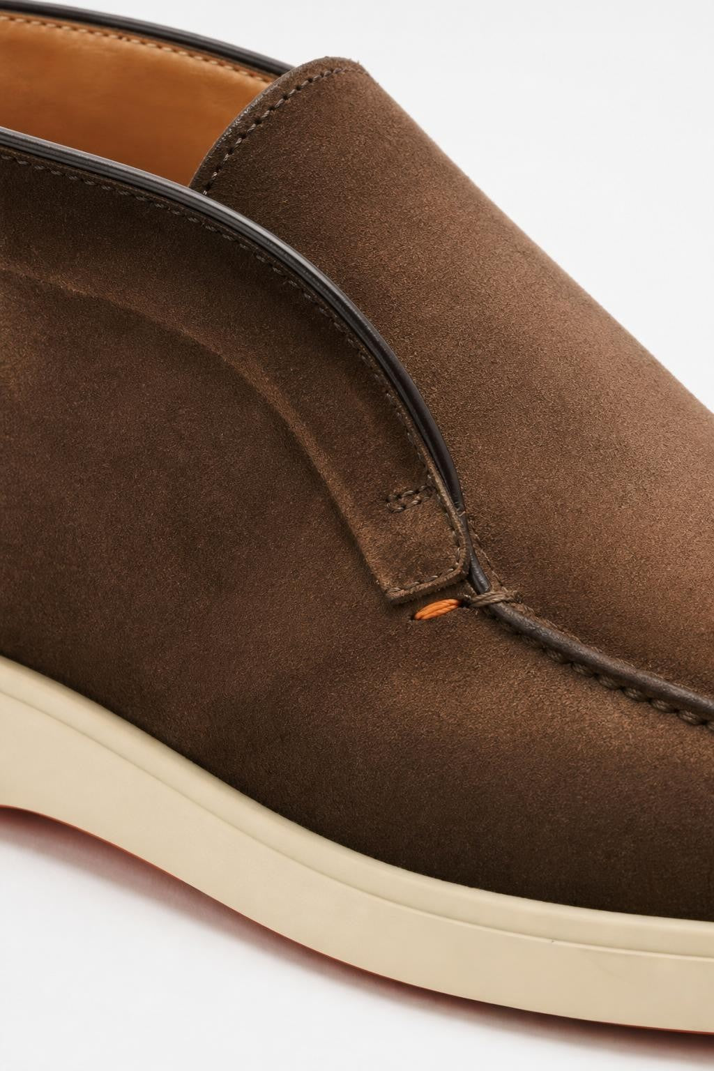 Santoni Suede Desert Boot 'Detroit' Brown