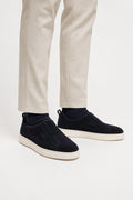 Santoni Slip-On Sneaker 'Victory' Navy
