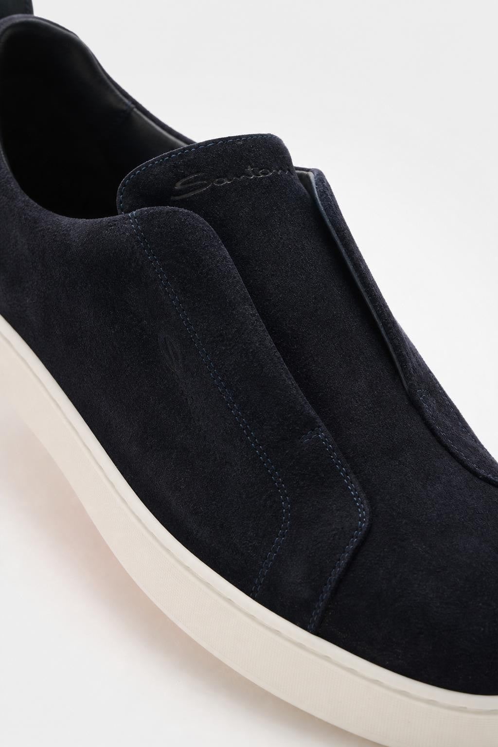 Santoni Slip-On Sneakers 'Victory' Navy