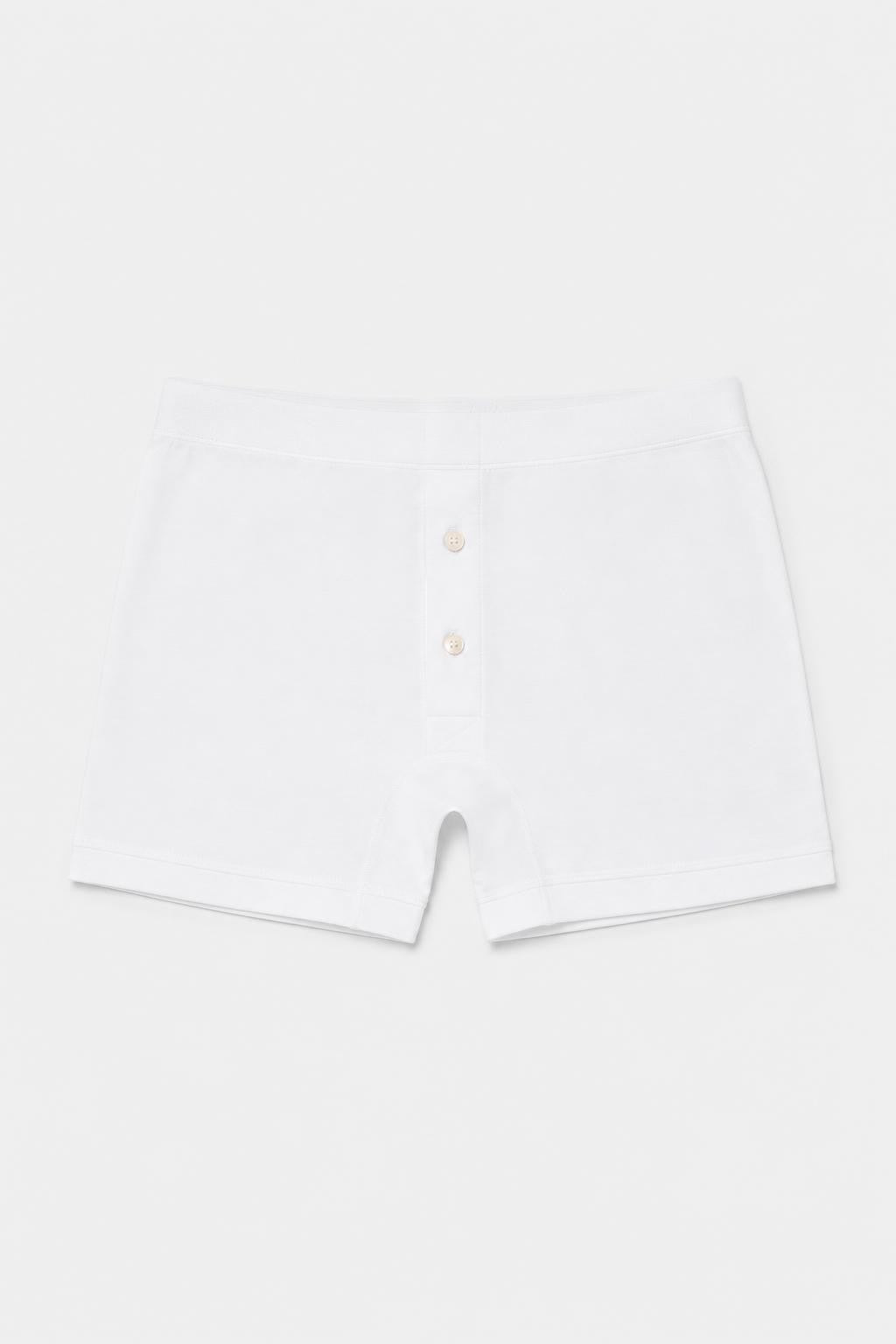 Stefan Brandt Baumwolle Boxer Shorts 'Bari' Weiß