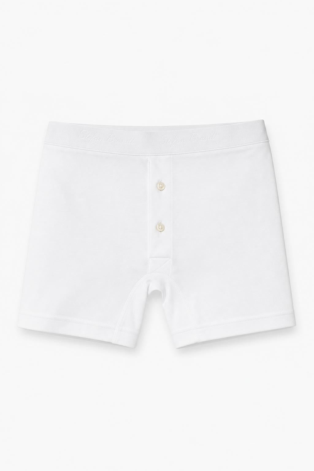 Stefan Brandt Baumwolle Boxer Shorts 'Bari' Weiß