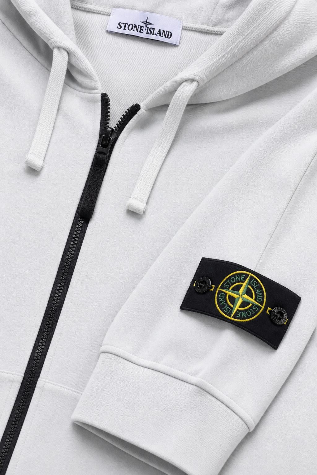 Stone Island Back Print T-Shirt Light Grey
