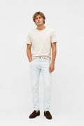 Stone Island Bleach Denim Jeans Light Blue