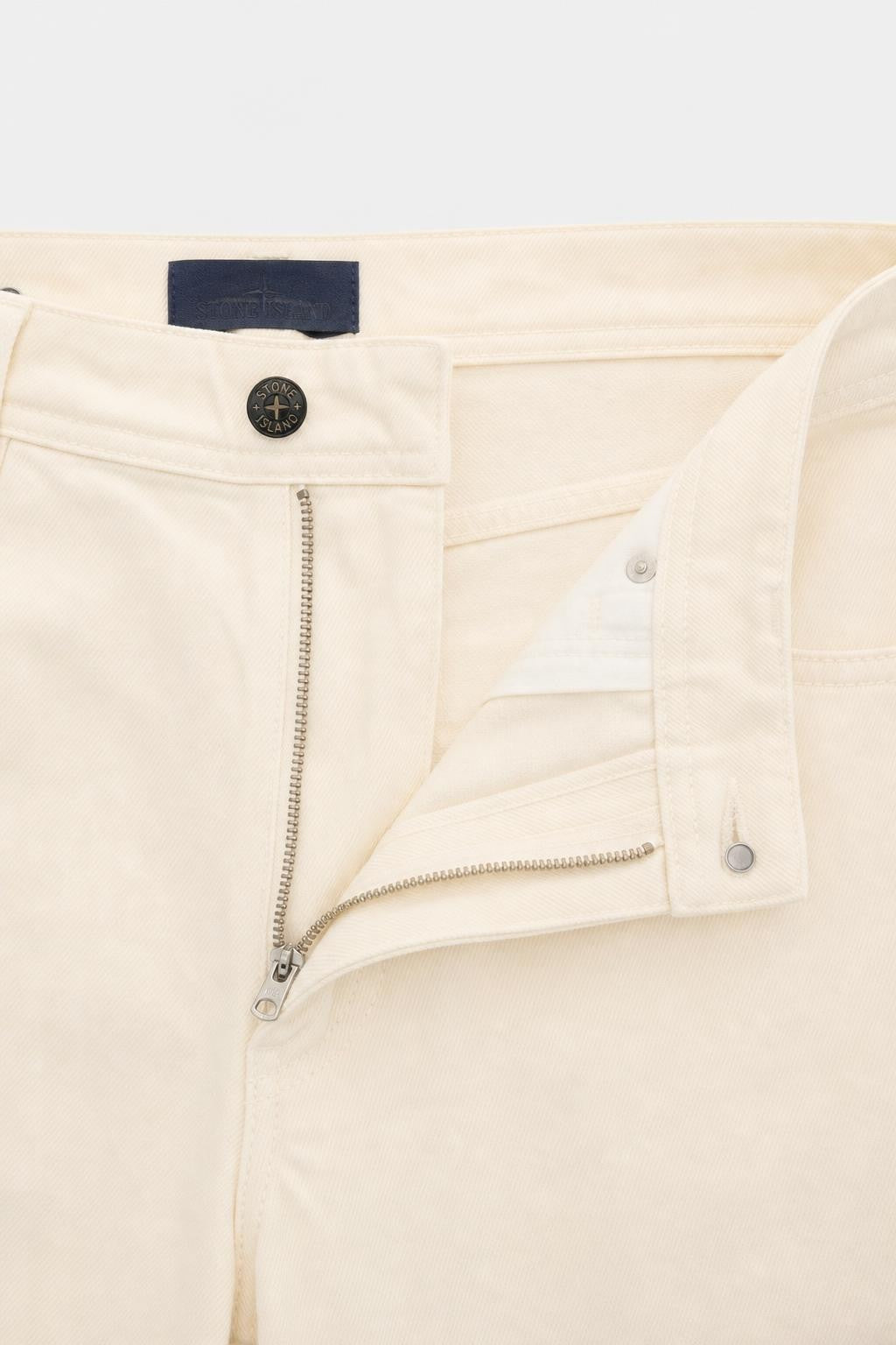 Stone Island Light Bull Denim Jeans Cream