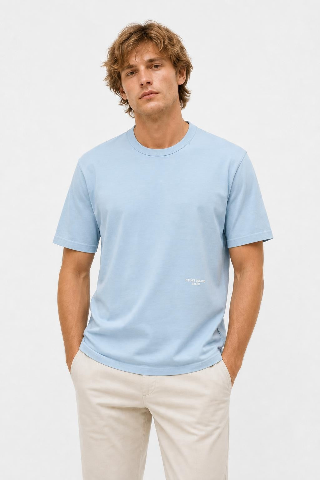 Stone Island Marina Capsule T-Shirt Light Blue