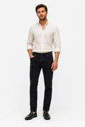 Stone Island Stretch Black Denim Rinsed Jeans Black