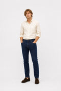Stone Island Stretch Indigo Denim Rinsed Jeans Dark Blue