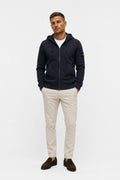 Stone Island Cotton Sweat Jacket Dark Navy