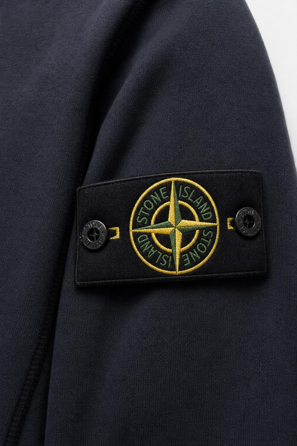Stone Island Cotton Sweat Jacket Dark Navy