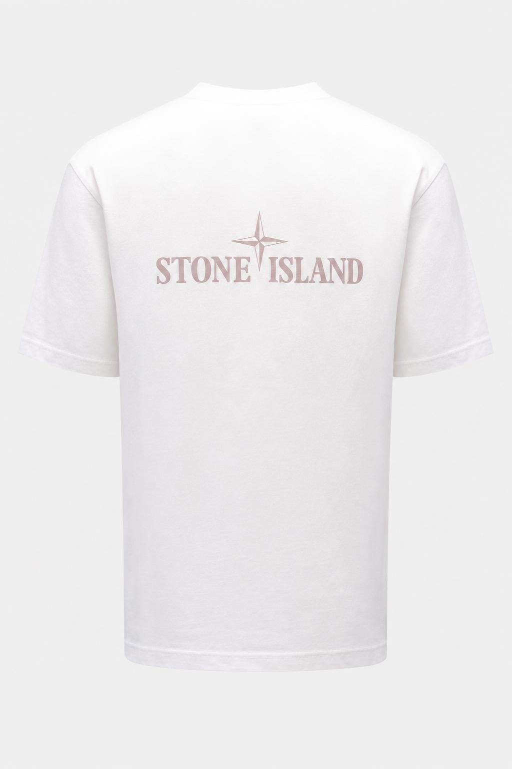 Stone Island Back Print T-Shirt Off-White