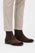Sturlini Crosta Leather Chelsea Boots 'Crosta' Dark Brown