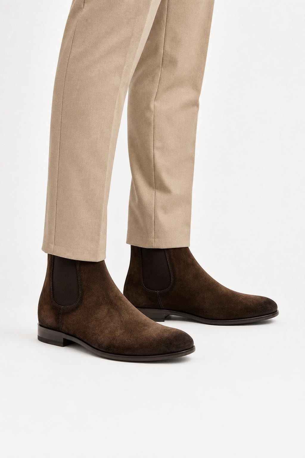 Sturlini Crosta Leather Chelsea Boots 'Crosta' Dark Brown