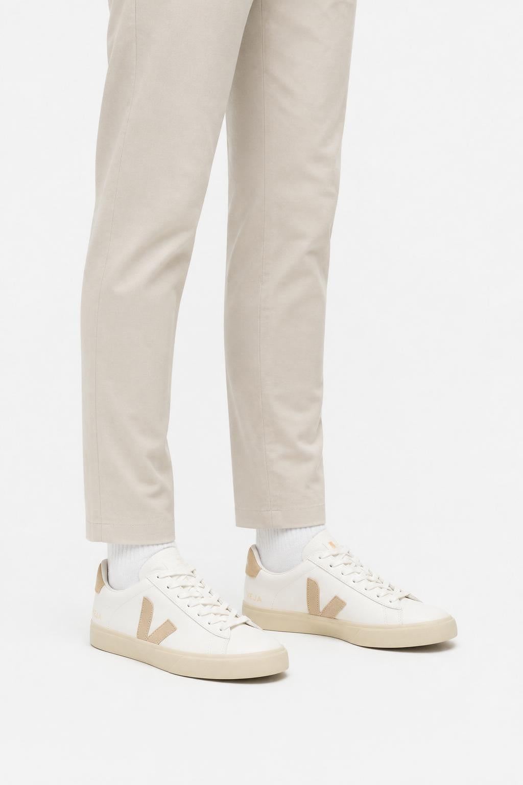 Veja ChromeFree Leather Sneakers 'Campo' White/Beige