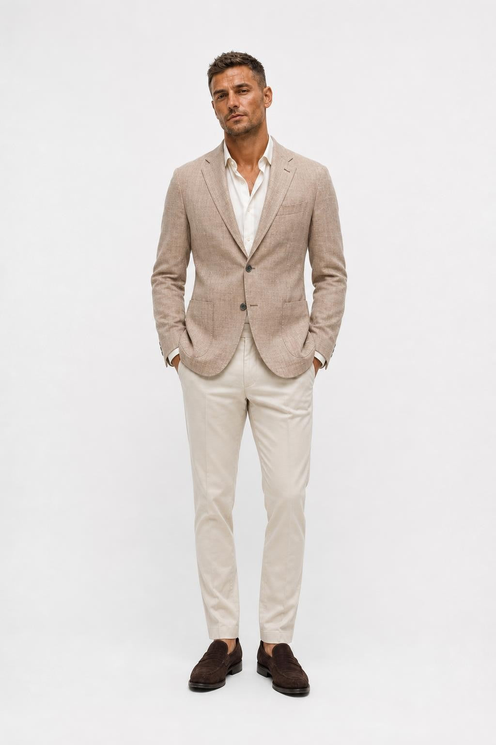 Windsor Giorno Blazer Beige Mottled