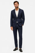 Windsor Giorno Linen Blazer Navy Mottled