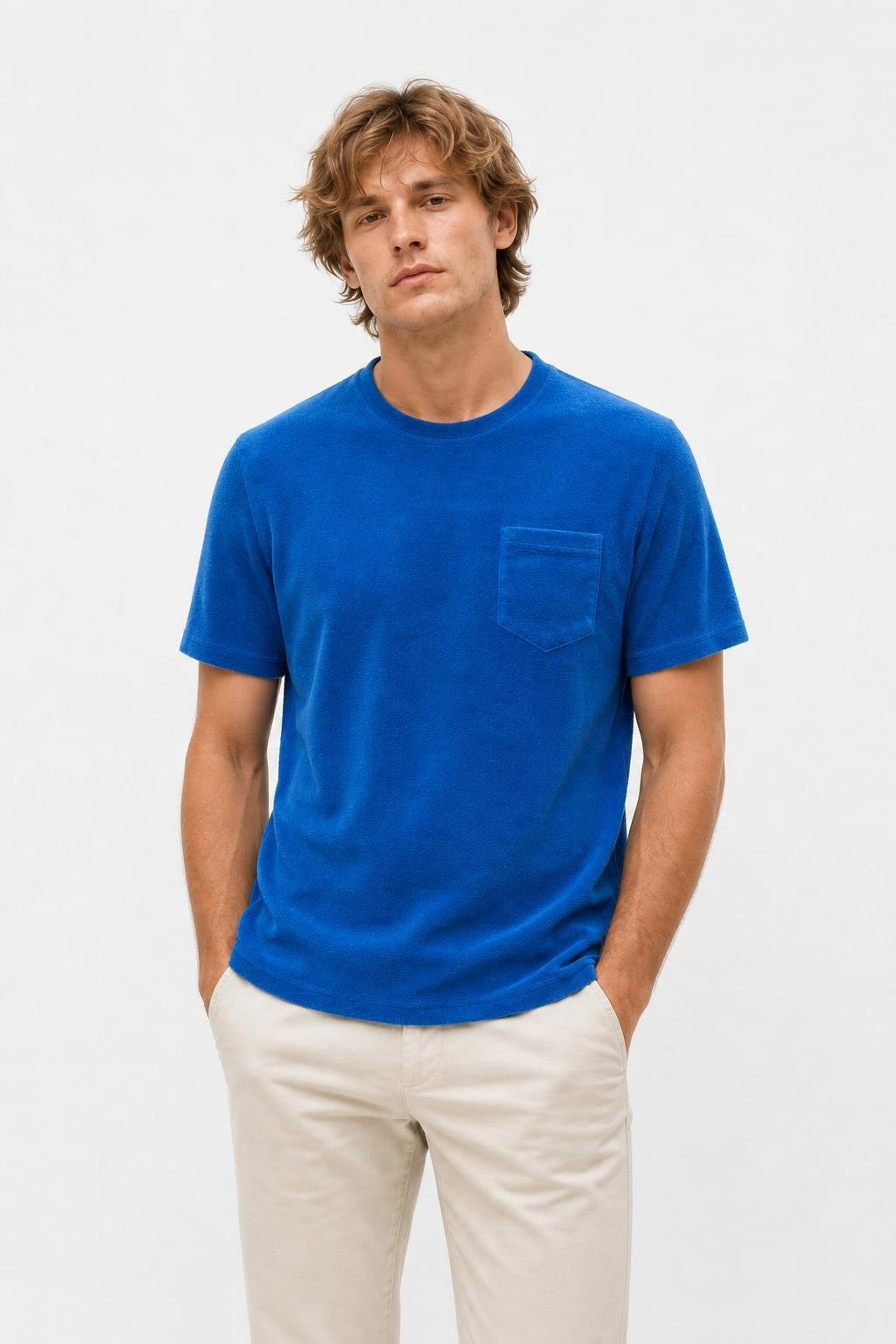 Zeybra Portofino 1962 Spugna Terry T-Shirt Blue